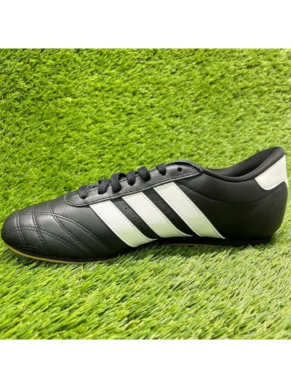 Adidas Taekwondo Lace Womens Size 8.5 Black Athletic Lifestyle Shoes Sneakers